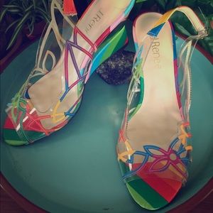 Festive Rainbow Heels